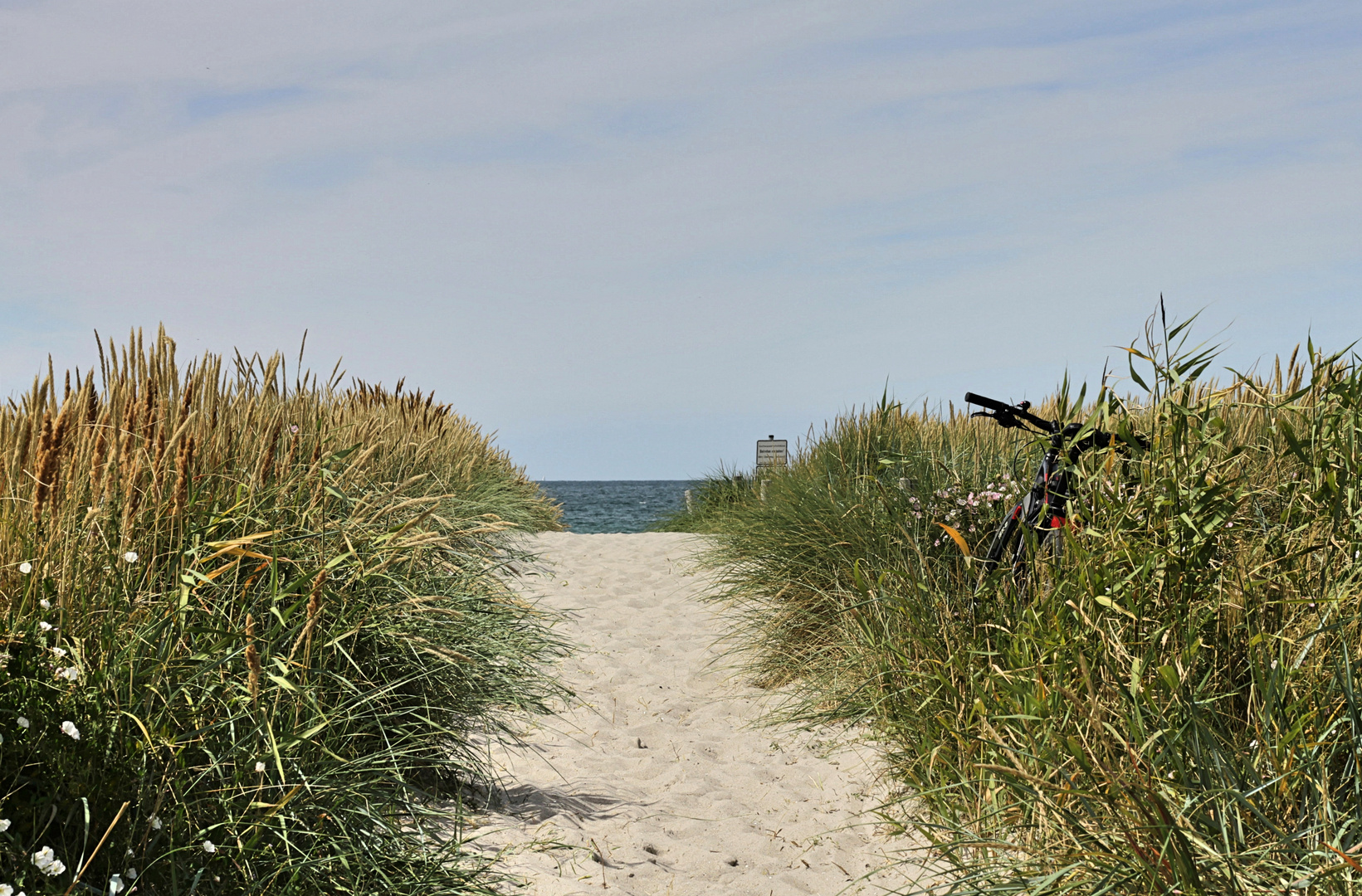 ... Strandaufgang vor Wustrow/ Fischland...