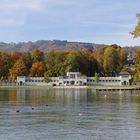 Strandbad Gmunden im Herbst