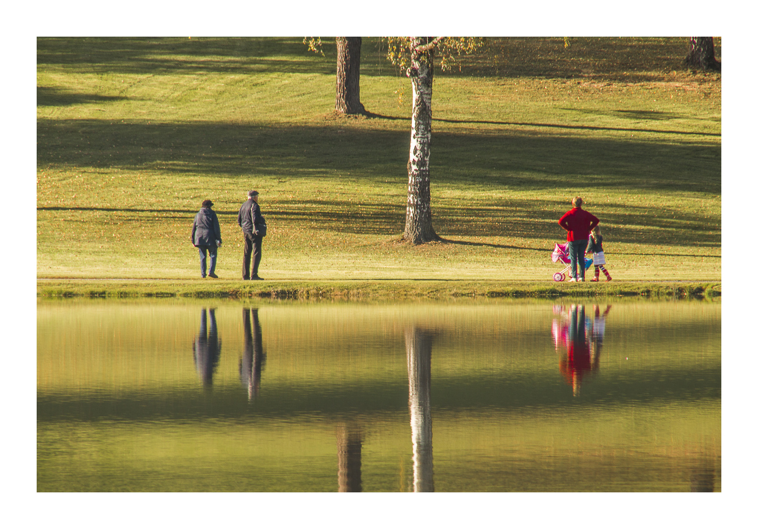 Strandbad im Herbst