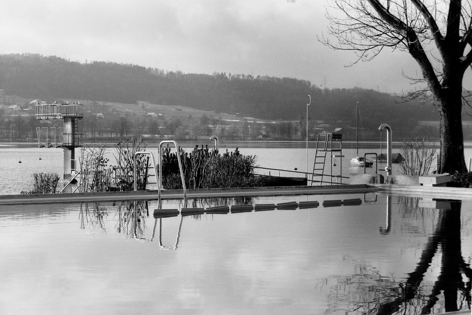 Strandbad im Winter