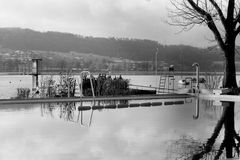 Strandbad im Winter