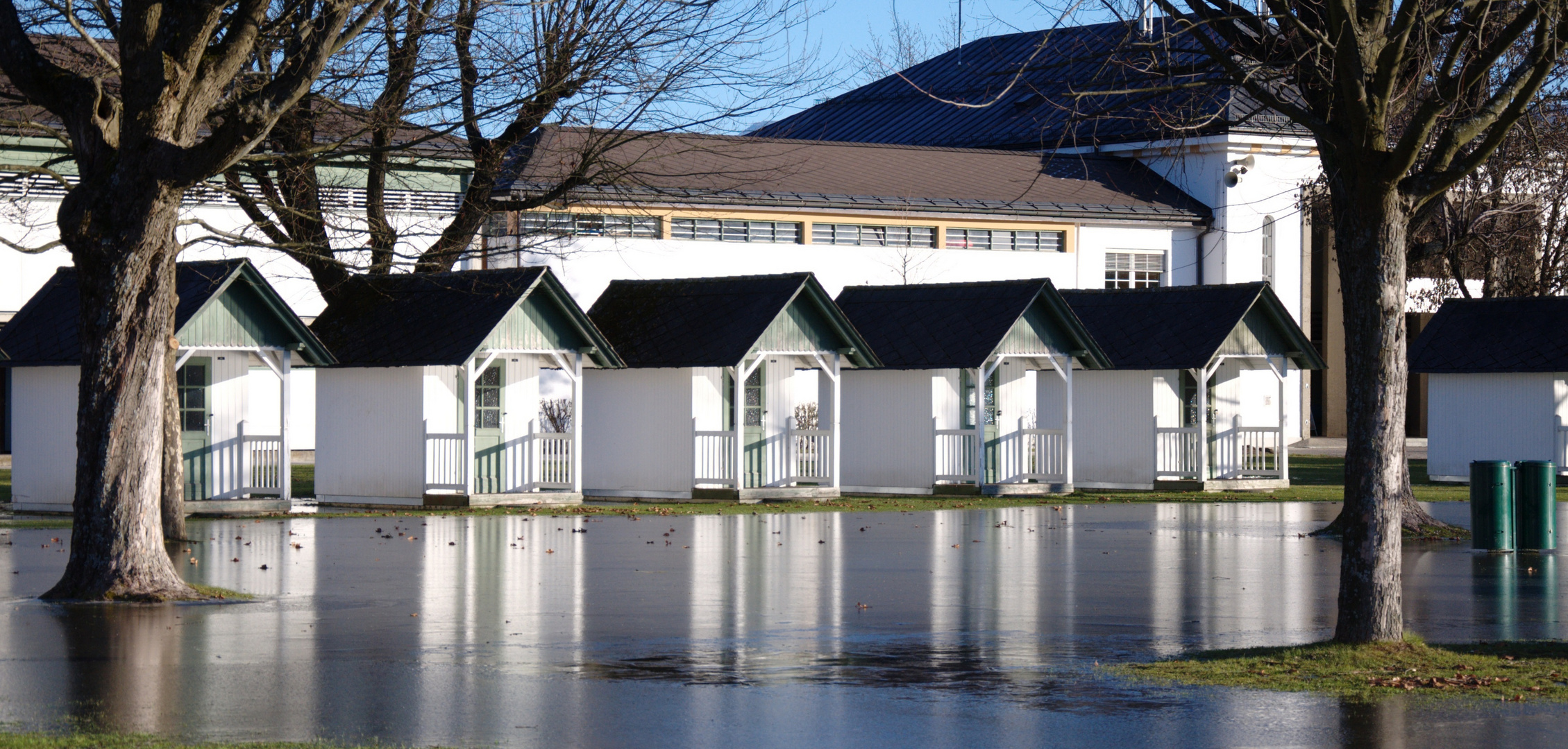 Strandbad im Winter