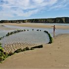 Strandbad in der Bretagne