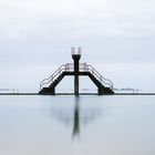 Strandbad St. Malo im Morgengrauen