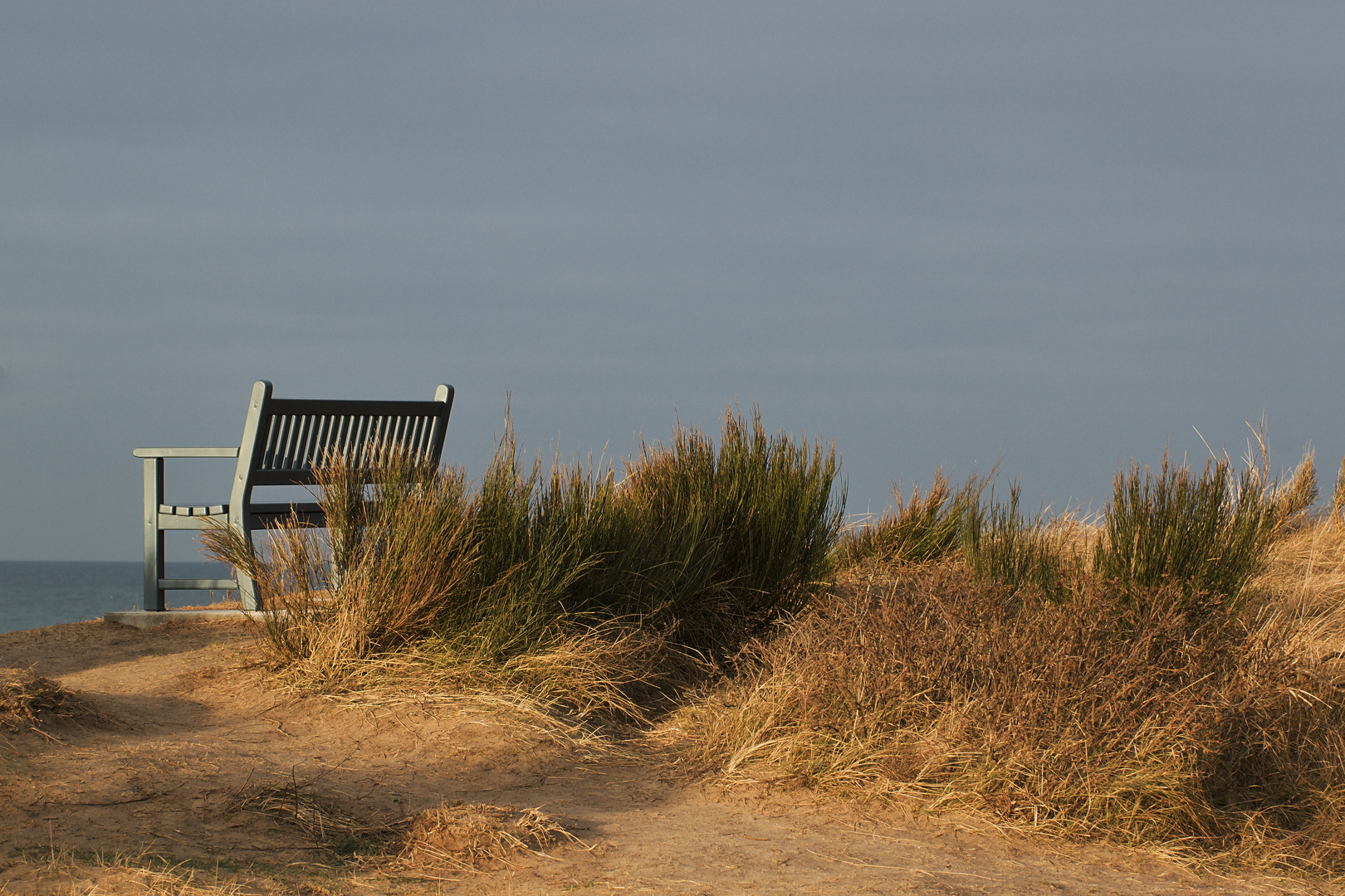 Strandbank mit Weitblick