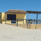 Strandbar am Mittelmeer