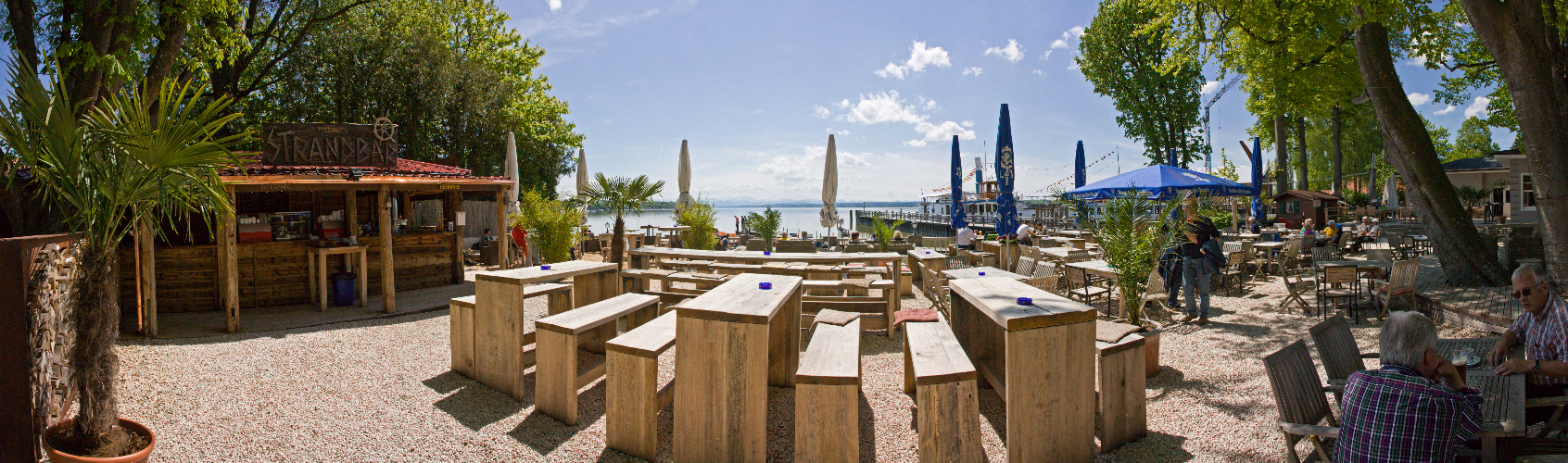 Strandbar beim Fischer