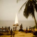 Strandbegegnung in Benin 1978