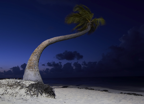 Strandbeleuchtung, Punta Cana, Dominikanische Republik von Christian Lünig 