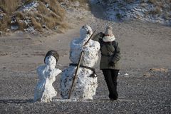 Strandbesucher