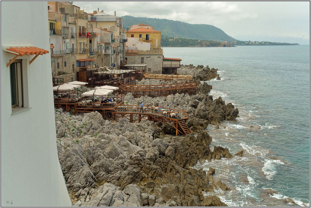 'Strandbetrieb' in Cefalu...