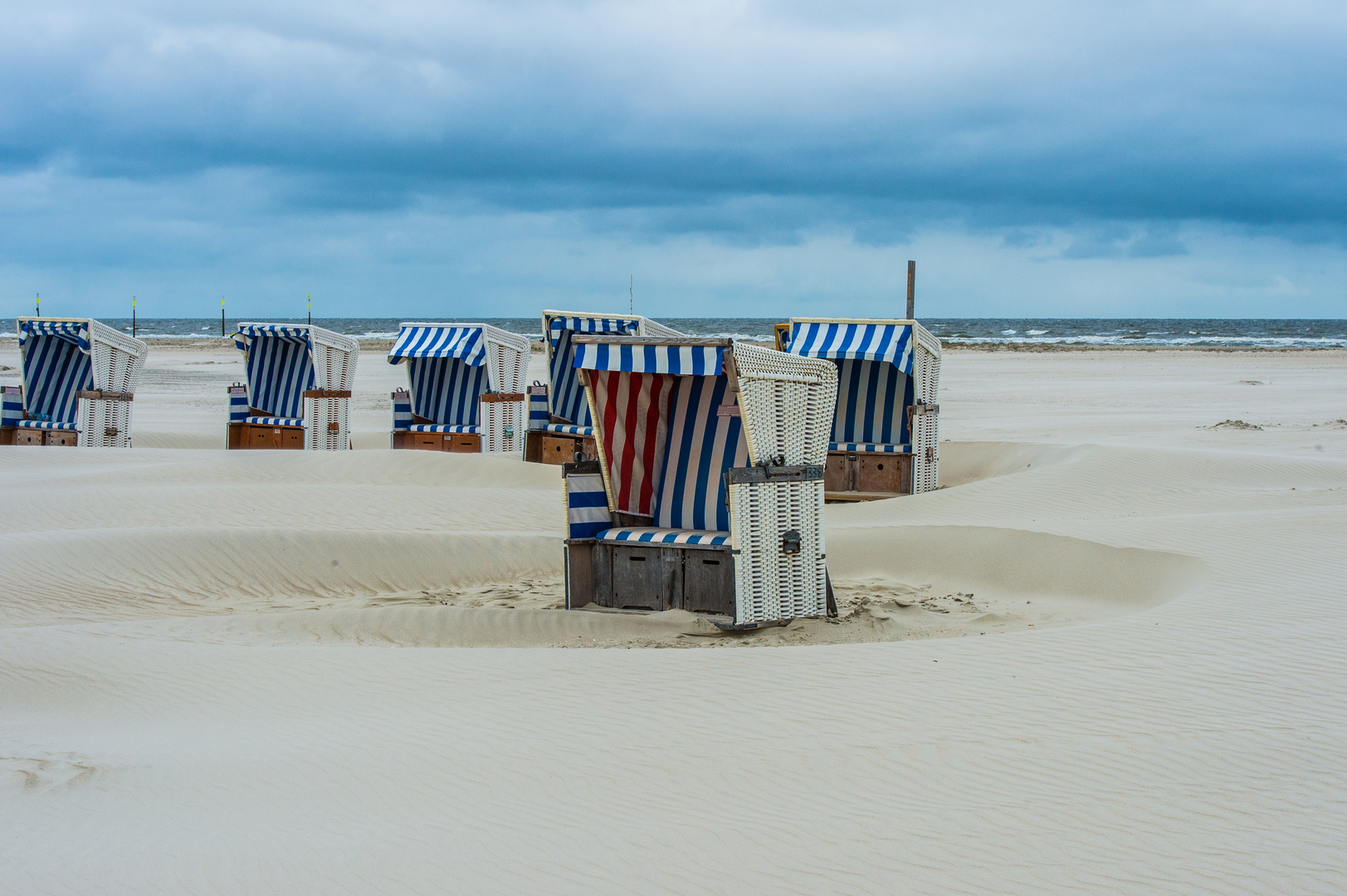 Strandbild von St.Peter Ording