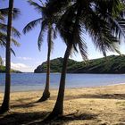 Strandblick auf Les Saintes