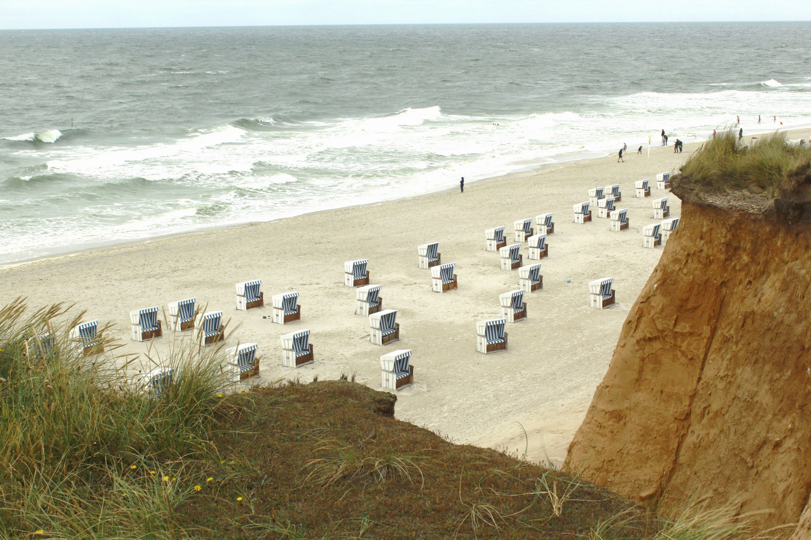 Strandblick vom "Roten Kliff"