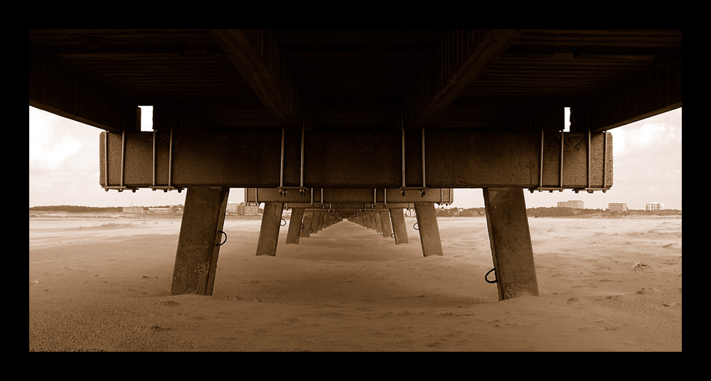 Strandbrücke in St. Peter Ording