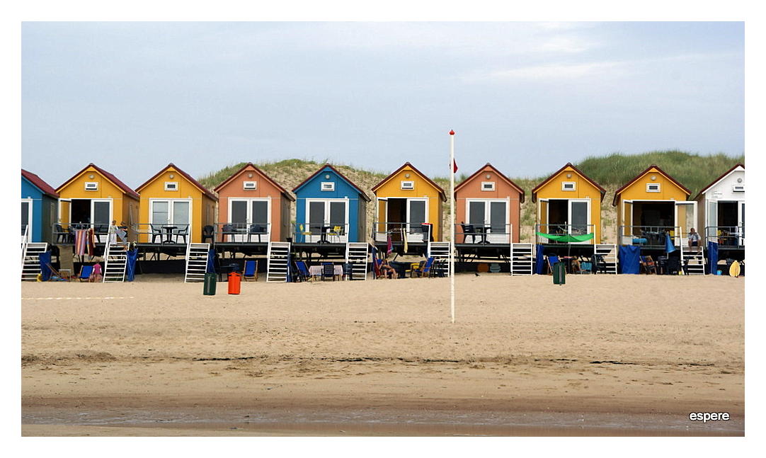 Strandbuden a couleur