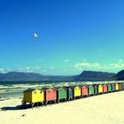 Strandbuden in Muizenberg Südafrika