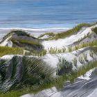 Stranddünen - mit Pastellkreide gemalt