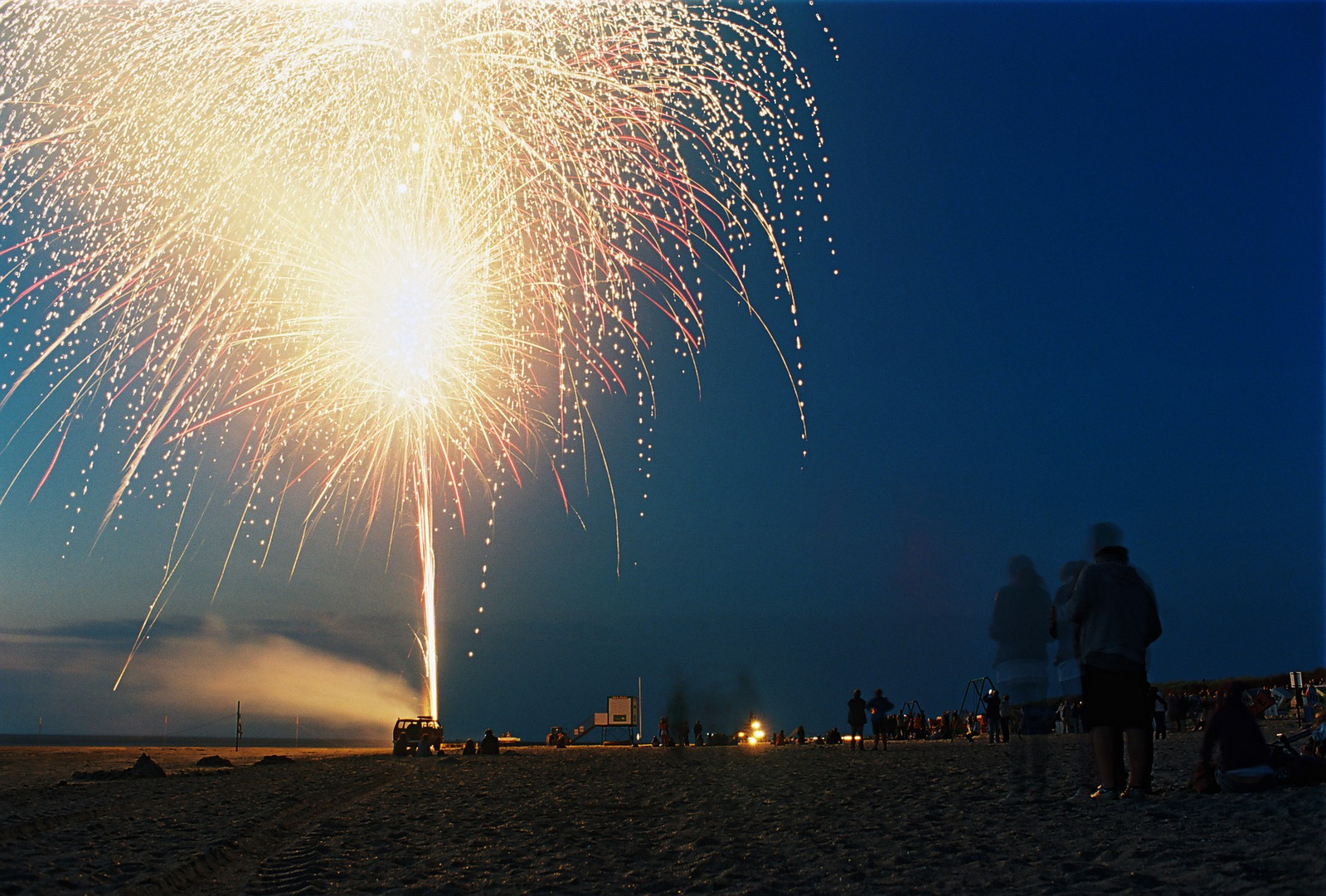 Strandfeuerwerk