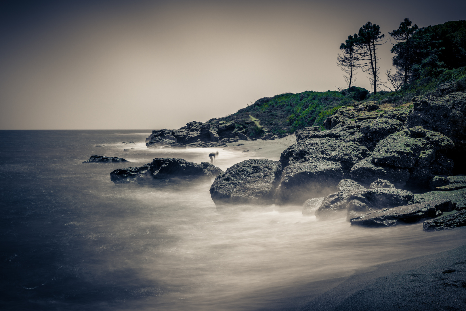 Strandfrau.