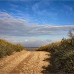 Strandgang in farbe