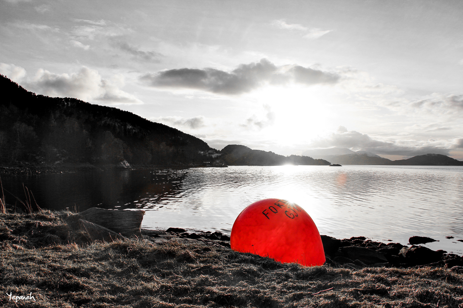 Strandgut in Ikornnes, Norwegen