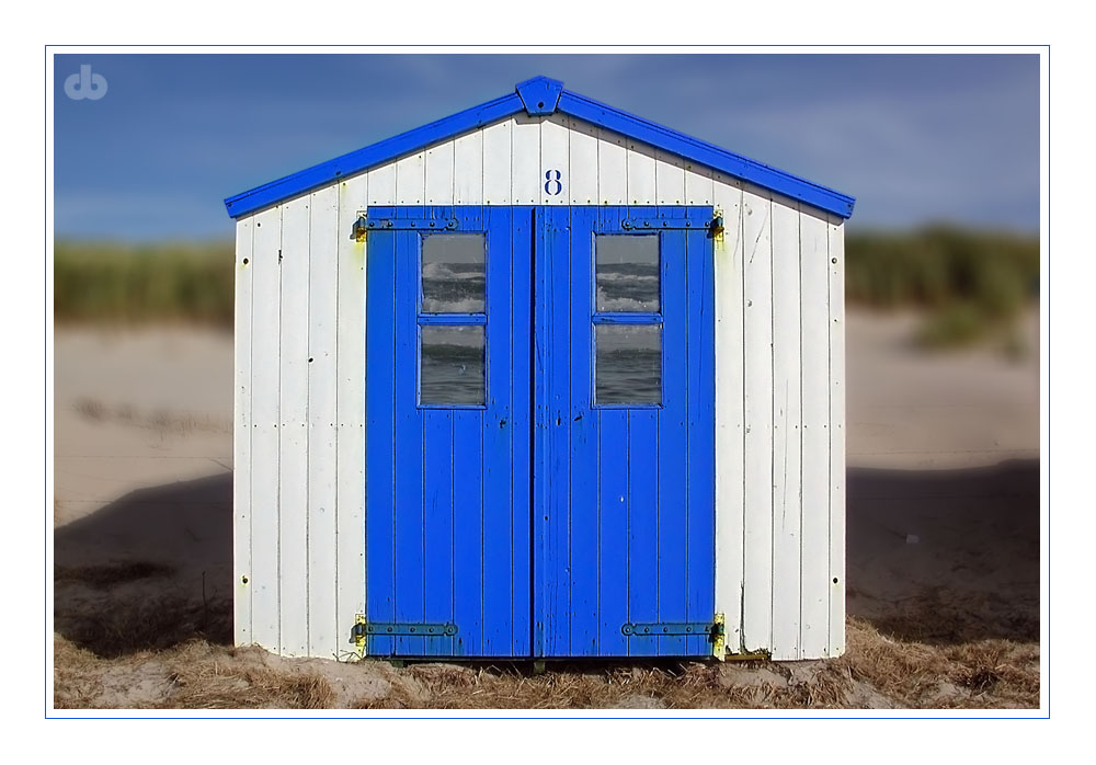 Strandhäuschen auf Texel