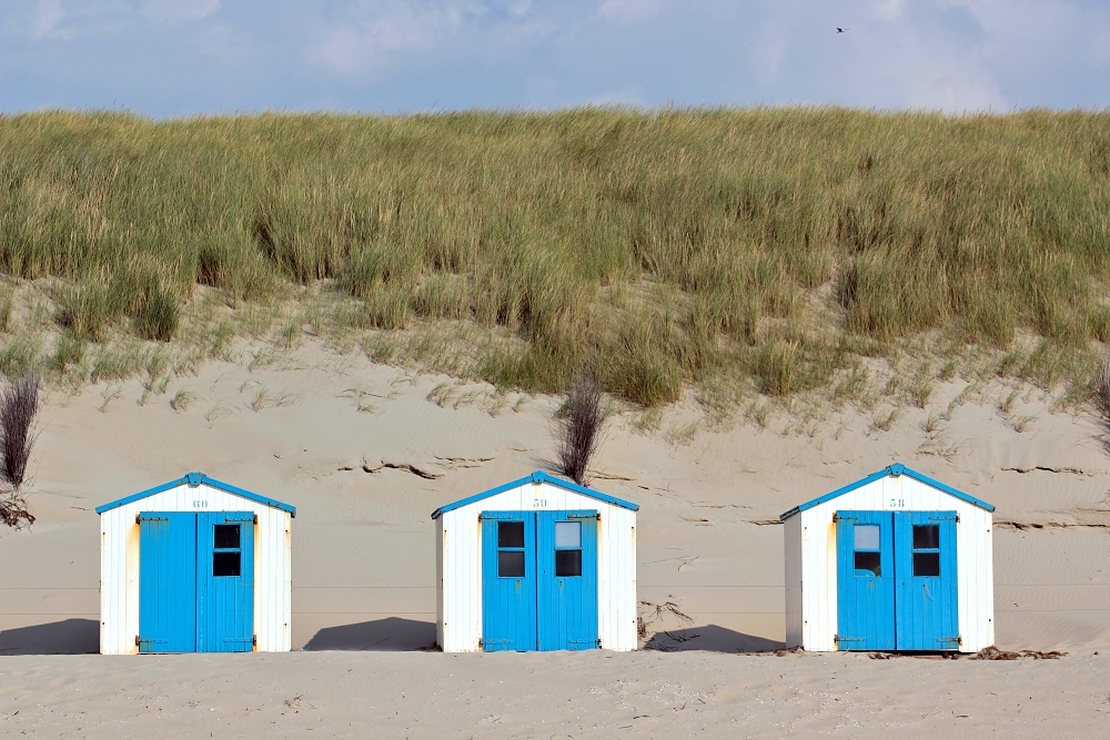 Strandhäuschen auf Texel