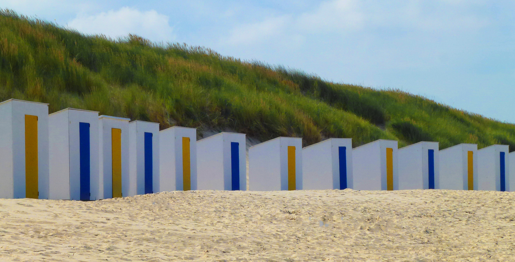 Strandhäuschen im Süden der Niederlande