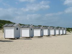 Strandhäuschen in Holland