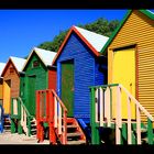 Strandhäuschen in Muizenberg