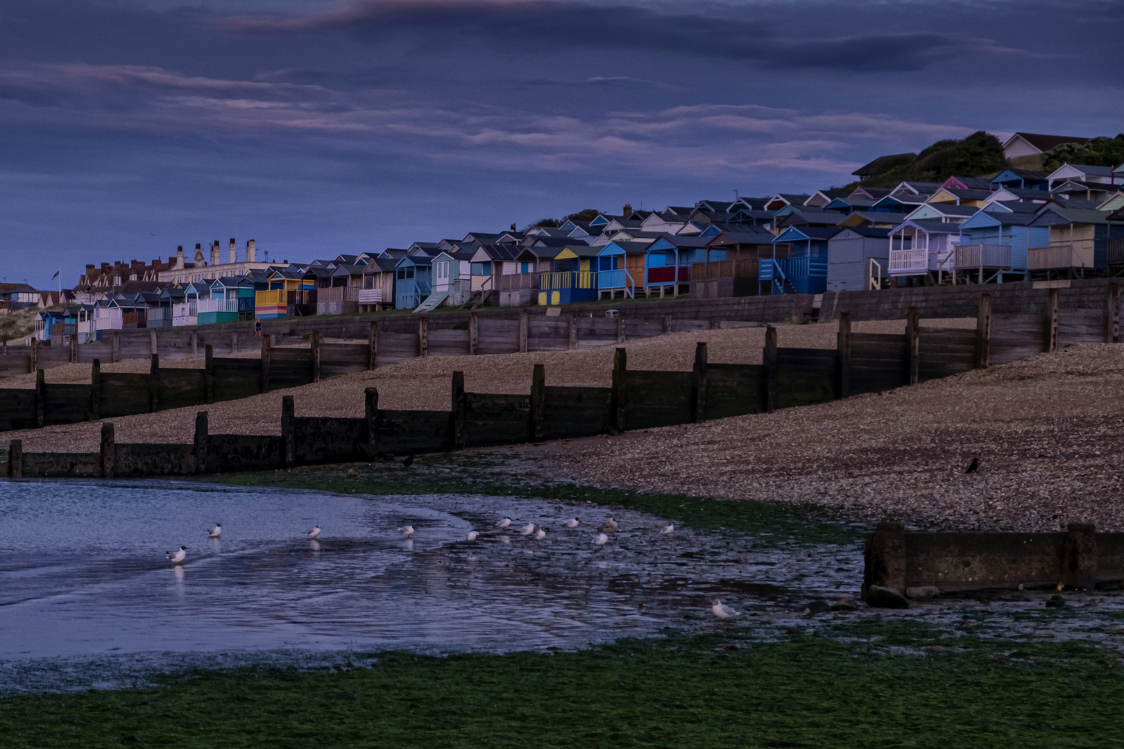 Strandhäuschen in Whitstable (SO-England)