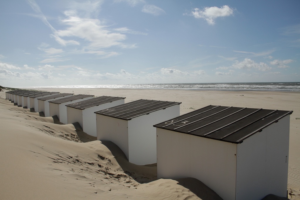 Strandhäuser auf Texel