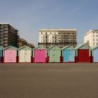 Strandhäuser zwischen Brighton und Hove