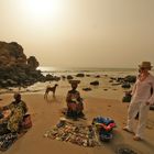 Strandhandel am Abend im Senegal an der Atlantikküste