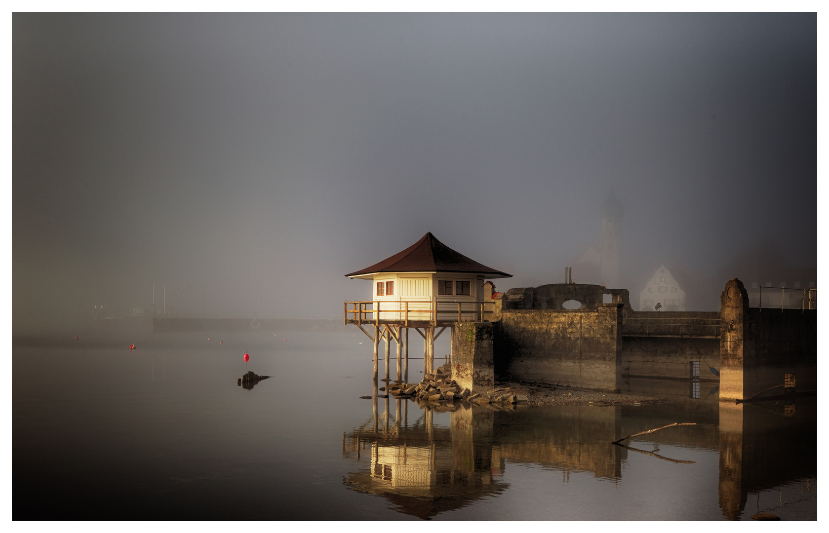 Strandhaus bei Wasserburg, Bodensee