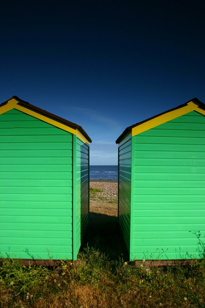 Strandhauspaar in Littlehampton