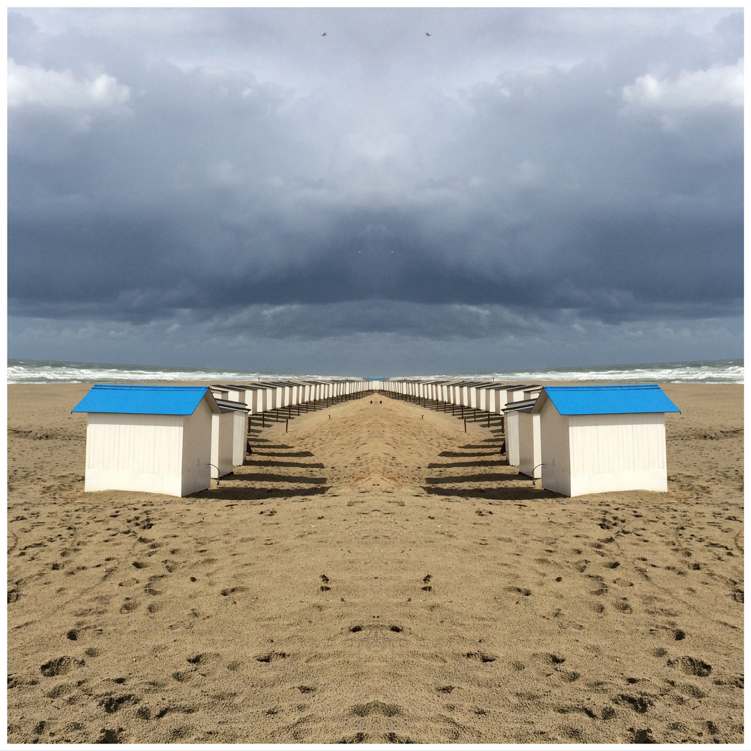 Strandhausspiegelung