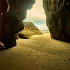 Strandhöhle in Donegal, Irland