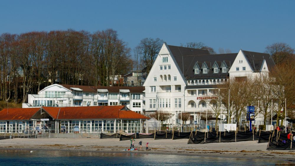 Strandhotel Gl  cksburg  Ostsee  Foto Bild architektur  profanbauten
