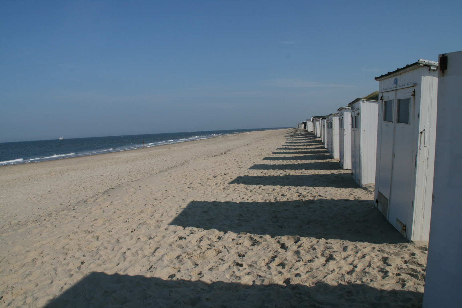 Strandhüten auf Texel bei Paal 9