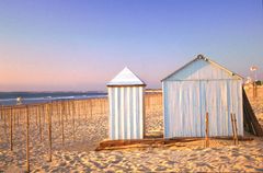 Strandhütten am Atlantik