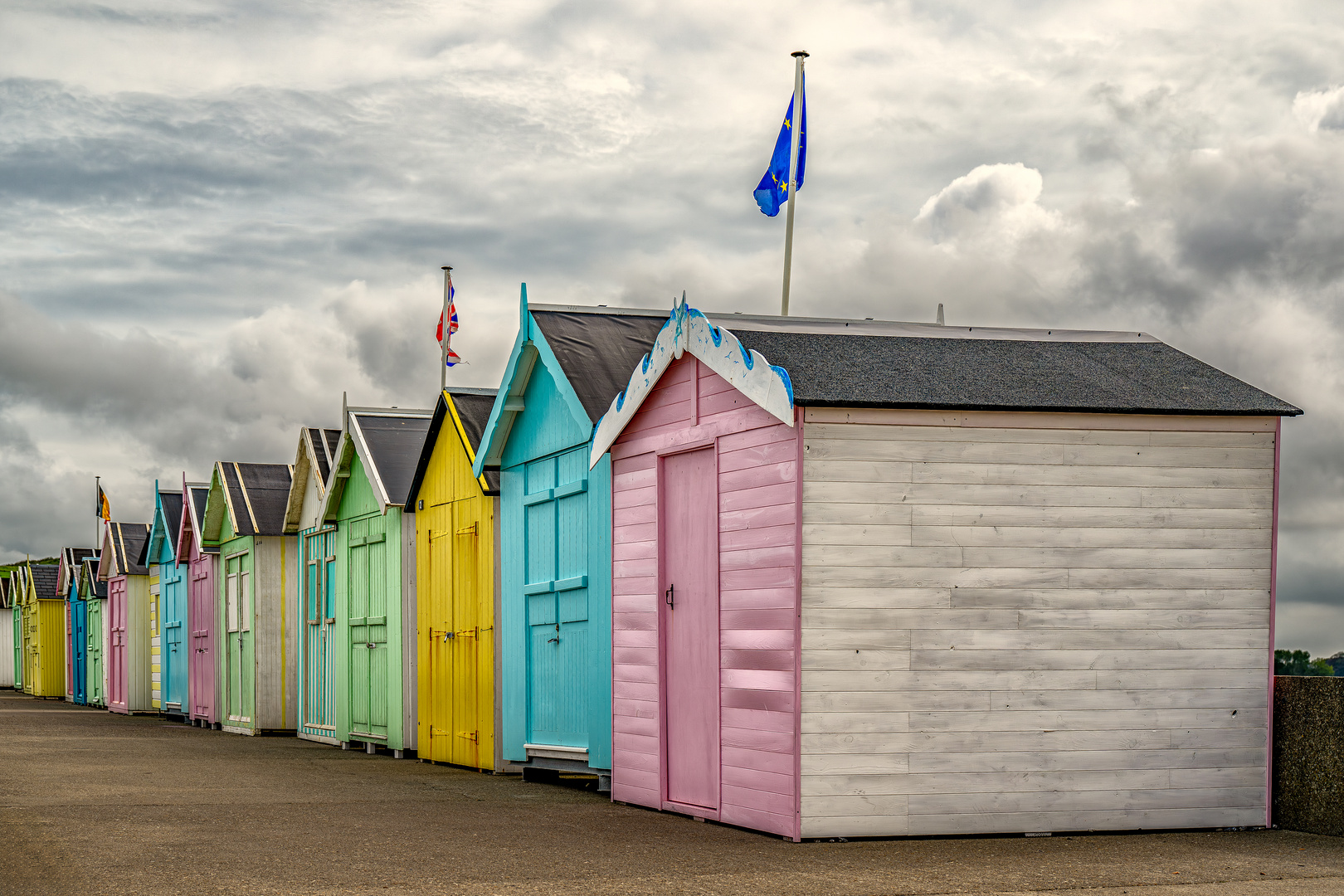 Strandhütten in Saint-Aubin-sur-Mer 05