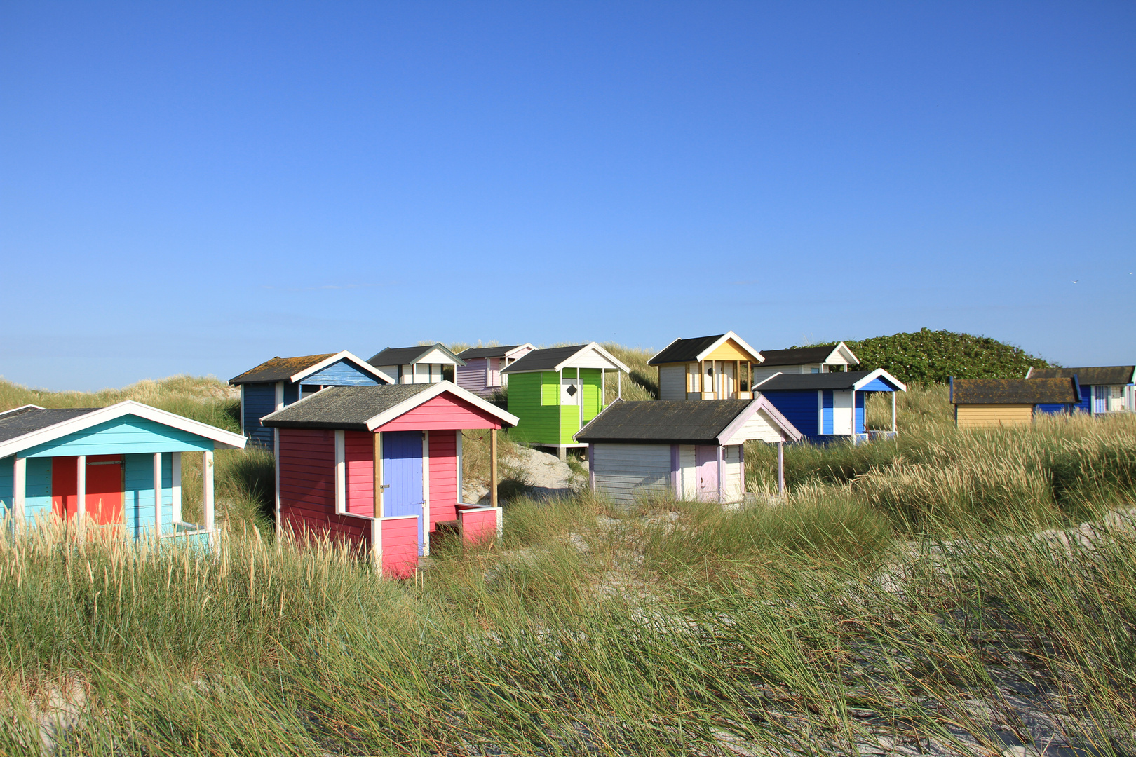 Strandhütten in Skanör