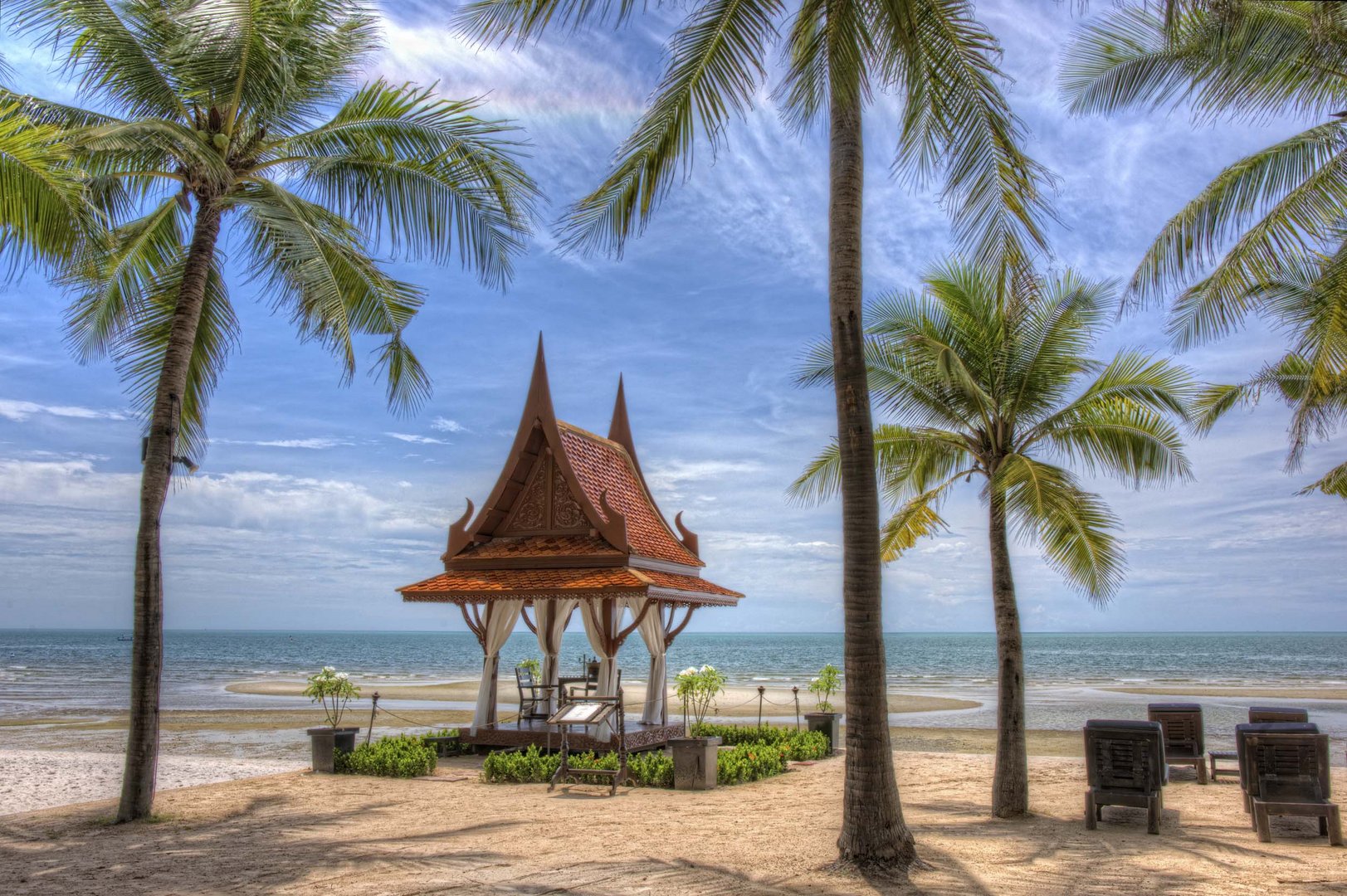 Strandidylle in Hua Hin, Thailand