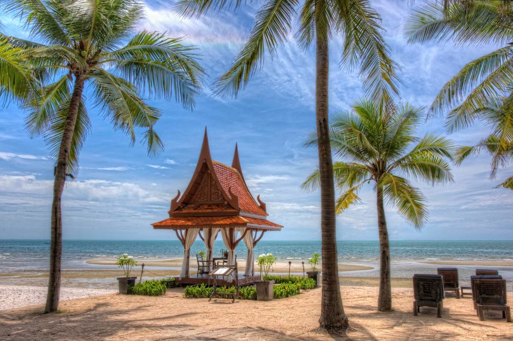 Strandidylle in Hua Hin, Thailand