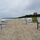 Strandimpression Rügen Strandkörbe