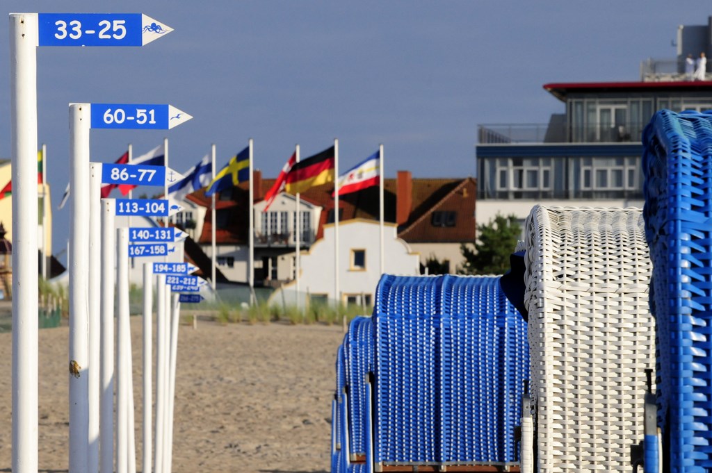 Strandimpression Warnemünde