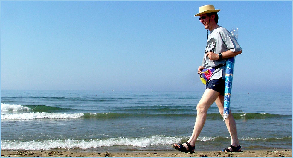 Strandkino 2005/3 ...juhui, der erste Tag am Strand ...