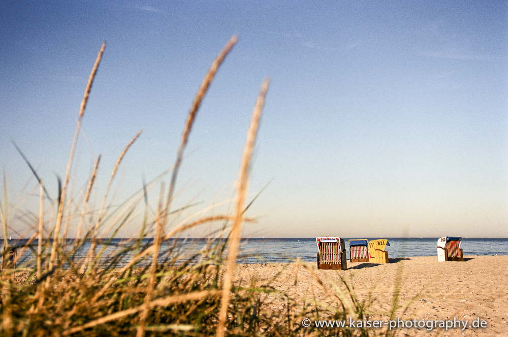 Strandkörbe am Ostseestrand